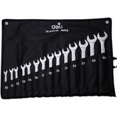 Deli EDL130014B Combination Spanner Set (10mm-32mm) 14pcs | Deli by KHM Megatools Corp.